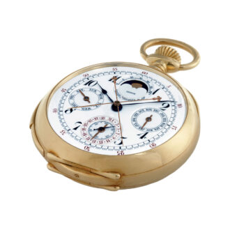 Very fine and rare Swiss gold complicated watch Circa 1911