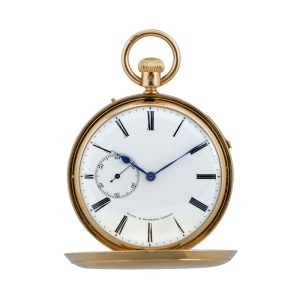 English minute repeater with eccentric seconds Circa 1880