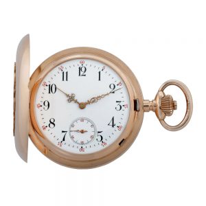 Very rare Swiss triple bridge tourbillon chronometer Circa 1910