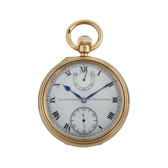 Rare English tourbillon lever with up/down indicator Circa 1904