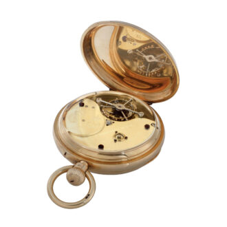 Rare English tourbillon lever with up/down indicator Circa 1904