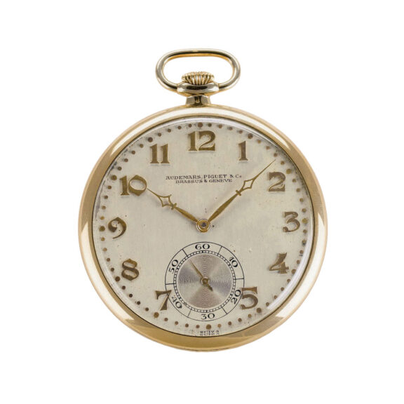 Swiss 18 carat gold open faced lever dress watch Circa 1925 Swiss 18 carat gold open faced lever dress watch Circa 1925