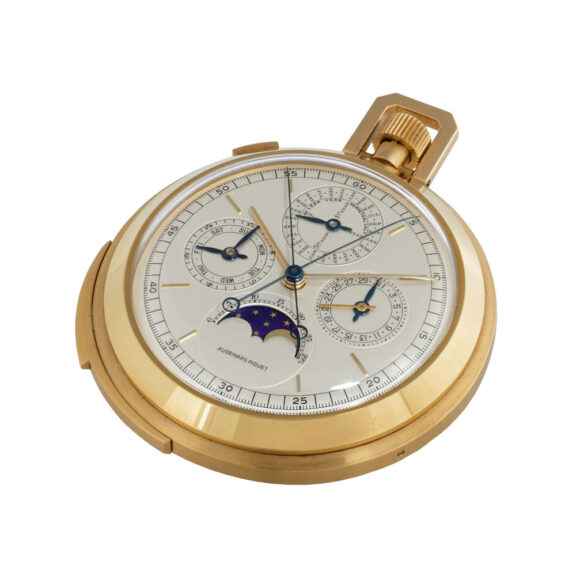 Very fine, rare Swiss gold complicated watch Circa 1925-1950 Very fine, rare Swiss gold complicated watch Circa 1925-1950