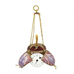 French gold and enamel tulip shaped form watch Circa 1825