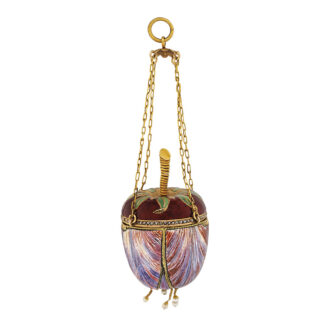 French gold and enamel tulip shaped form watch Circa 1825