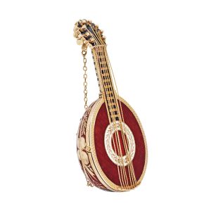 Swiss mandolin form watch with concealed dial Circa 1830