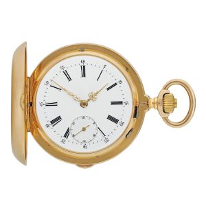 Swiss two train grande sonnerie carrilon repeater Circa 1900