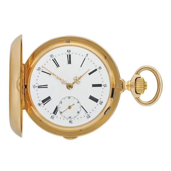 Swiss two train grande sonnerie carrilon repeater Circa 1900