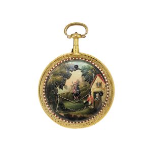 Very rare English coach watch for Chinese market Circa 1780
