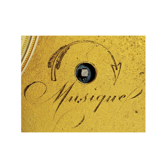 Swiss gold quarter repeating musical pocket watch Circa 1820 Swiss gold quarter repeating musical pocket watch Circa 1820