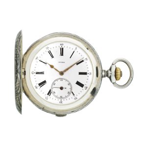 Rare Swiss silver carillon trip min. repeating lever Circa 1900