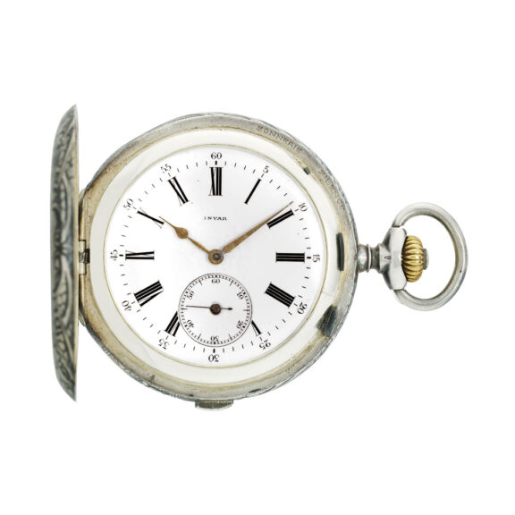 Rare Swiss silver carillon trip min. repeating lever Circa 1900