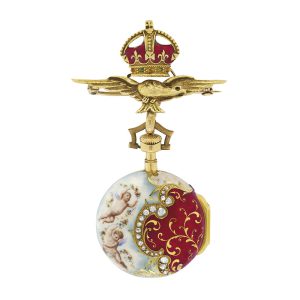 Fine American lever pendant watch with brooch Circa 1900