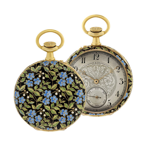 Swiss 18k gold and enamel Art Deco dress watch Circa 1930