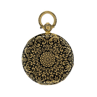French cylinder pendant watch with brooch and seal Circa 1830