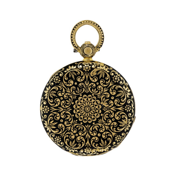 French cylinder pendant watch with brooch and seal Circa 1830
