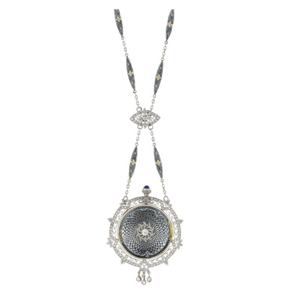 Fine Swiss white gold and diamond set dress watch Circa 1970
