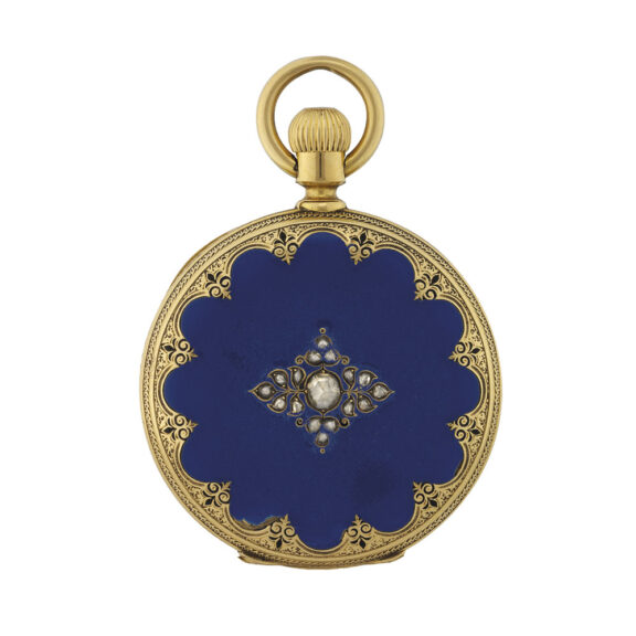 Swiss 18 carat gold hunting cased pocket watch Circa 1867