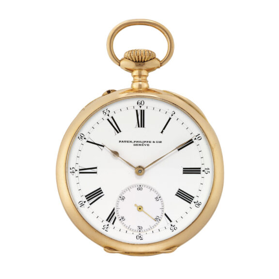 Swiss rose gold open faced keyless lever watch Circa 1899