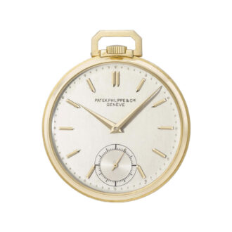 Swiss 18 carat gold open faced lever dress watch Circa 1948