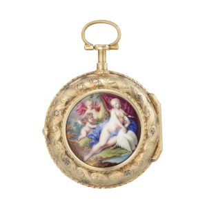 Swiss vari coloured gold and enamel verge watch Circa 1780