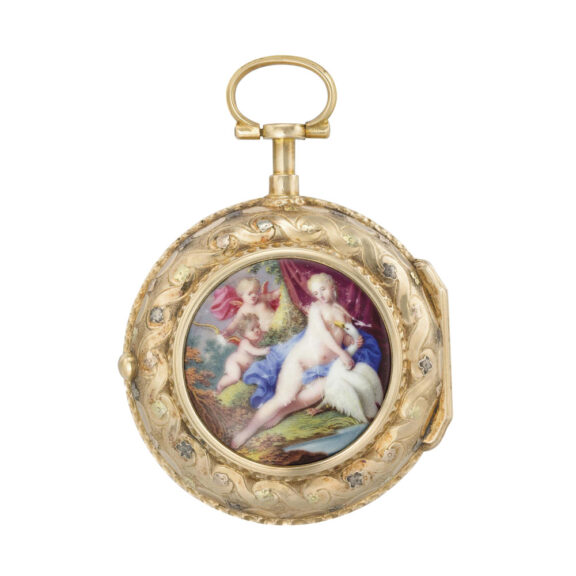 Swiss vari coloured gold and enamel verge watch Circa 1780