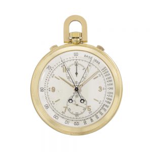 Extremely rare Swiss split seconds chronograph Circa 1952