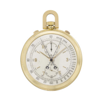 Extremely rare Swiss split seconds chronograph Circa 1952