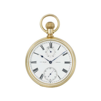 English chronometer watch with power reserve Circa 1873