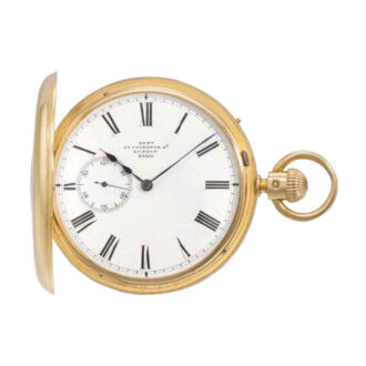 Fine, rare English half hunting cased chronometer Circa 1867