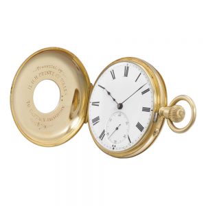 Fine English gold lever Royal Presentation watch Circa 1879