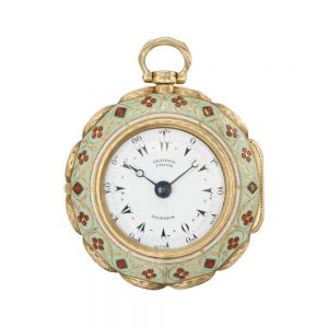 English triple cased verge made for Turkish market Circa 1810