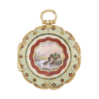 English triple cased verge made for Turkish market Circa 1810 English triple cased verge made for Turkish market Circa 1810
