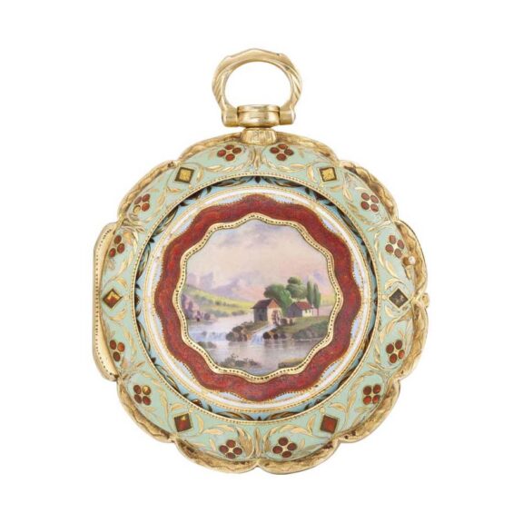 English triple cased verge made for Turkish market Circa 1810 English triple cased verge made for Turkish market Circa 1810