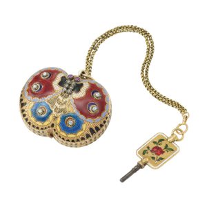Highly rare and unusual Swiss butterfly form watch Circa 1820