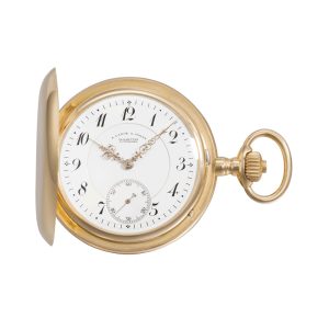 German full hunter lever with quality 1A movement Circa 1906