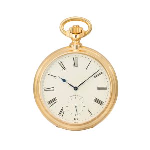 Swiss rose gold open faced lever tourbillon watch Circa 1940