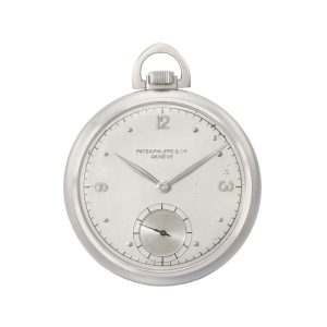 Swiss stainless steel open faced lever dress watch Circa 1942