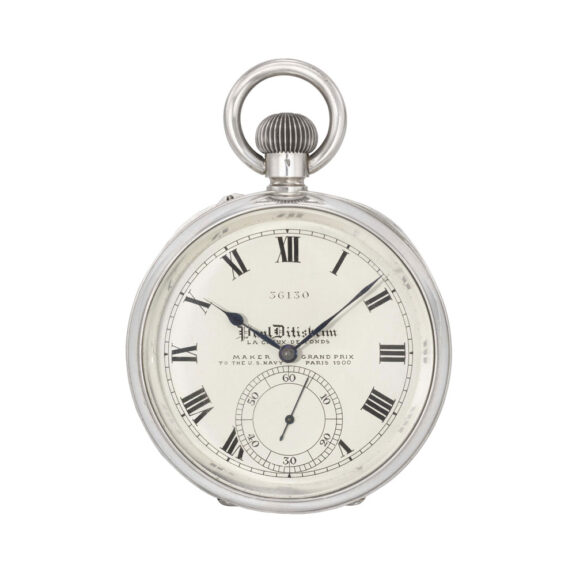 Rare Swiss deck watch with Guillaume balance Circa 1925