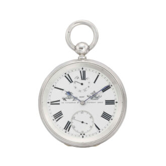Two day pocket chronometer with power reserve Circa 1875