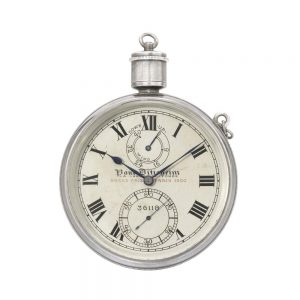 Deck watch with Guillaume balance, power reserve Circa 1912
