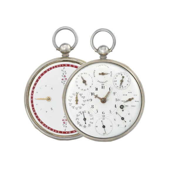 Unusual and rare Swiss double dial astronomical Circa 1820 Unusual and rare Swiss double dial astronomical Circa 1820