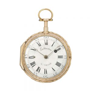 Austrian rose gold à toc quarter repeating verge Circa 1800