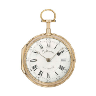Austrian rose gold à toc quarter repeating verge Circa 1800