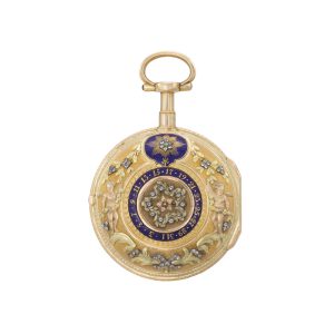 Highly rare double faced verge with chatelaine Circa 1790