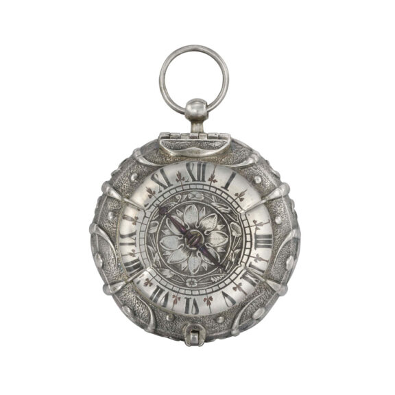 Very rare and early silver pre-balance spring verge Circa 1640 Very rare and early silver pre-balance spring verge Circa 1640