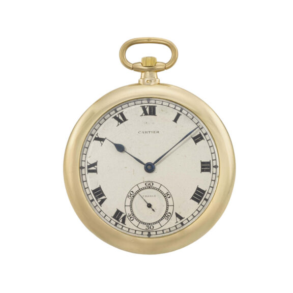 French 18 carat gold open faced dress watch Circa 1920 French 18 carat gold open faced dress watch Circa 1920