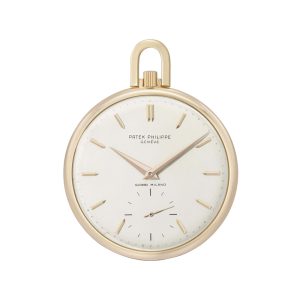 Swiss 18k rose gold open faced lever watch Circa 1960