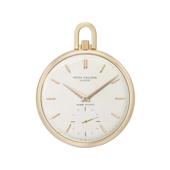 Swiss 18k rose gold open faced lever watch Circa 1960