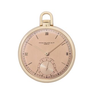 Fine Swiss rose gold open faced lever dress watch Circa 1941